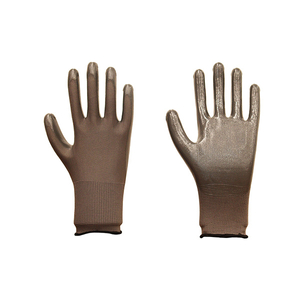 13 gauge polyester smooth nitrile palm dipped non-slip work gloves for packaging and logistics