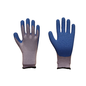 10 gauge crinkle latex non-slip durable heavy-duty work gloves