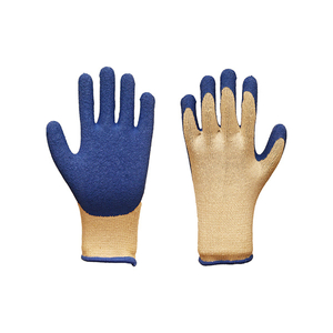 10 gauge latex crinkle coated non-slip heavy-duty work gloves